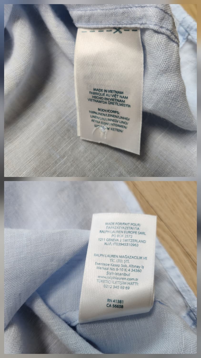 폴로랄프로렌 린넨셔츠 (XL 상품이미지7