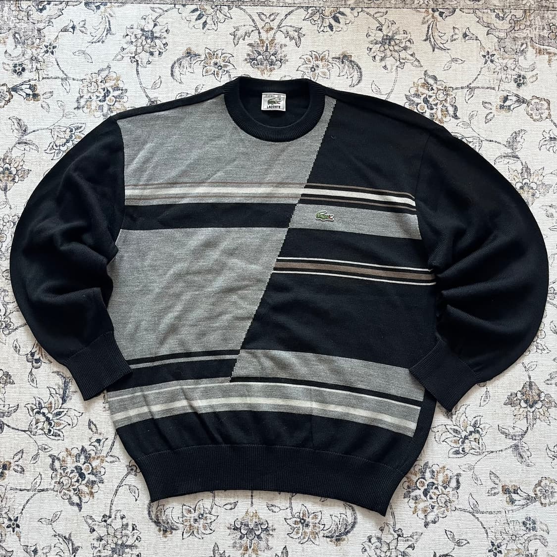 라코스테 패치 로고 울 니트 상품이미지1