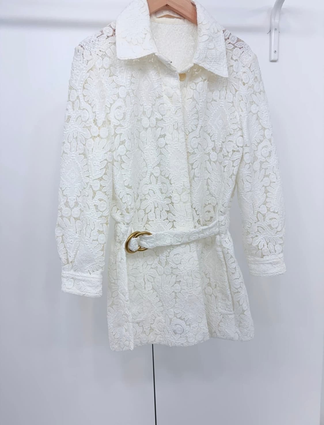 끌로에 레이스 벨티드 자켓 36 상품이미지1