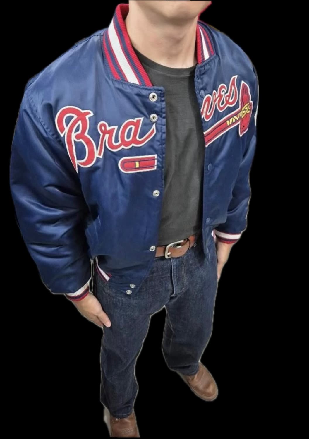 90‘ 스타터 ‘Atlanta Braves’(애틀랜타) 자켓 상품이미지4