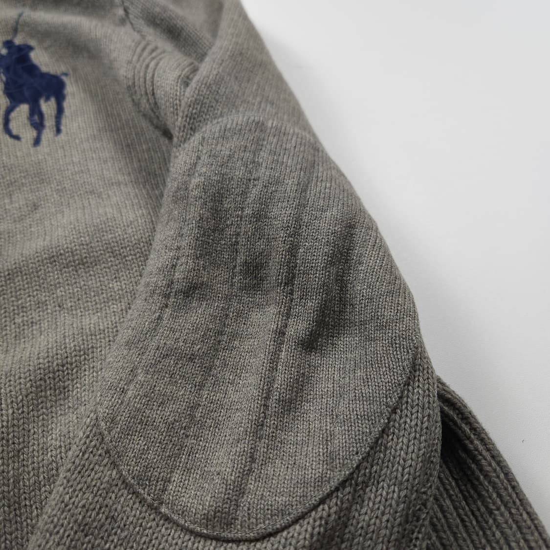 폴로 랄프로렌 빅포니 투웨이 니트 집업 (S) 상품이미지5