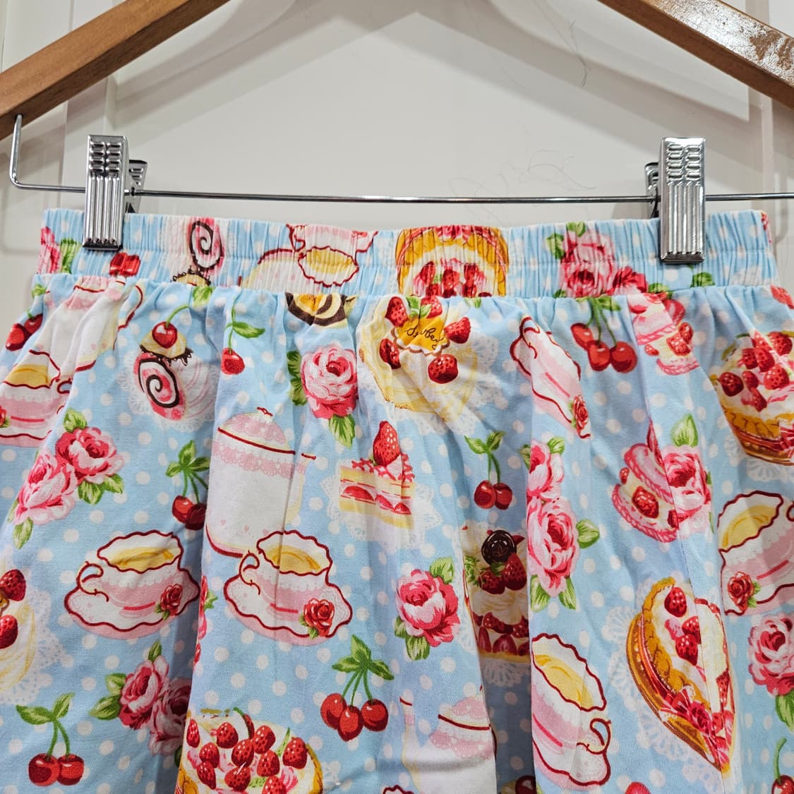 바디라인 케이크 패턴 레이스 스커트 상품이미지2