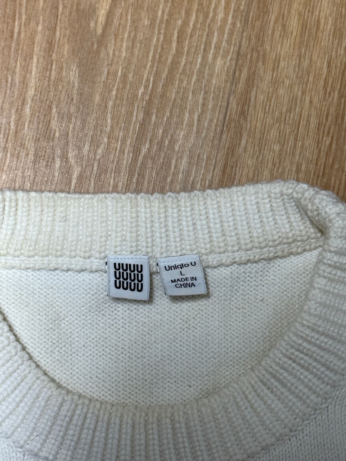 [L] 유니클로 U 니트 르메르 콜라보 초기 상품 상품이미지2