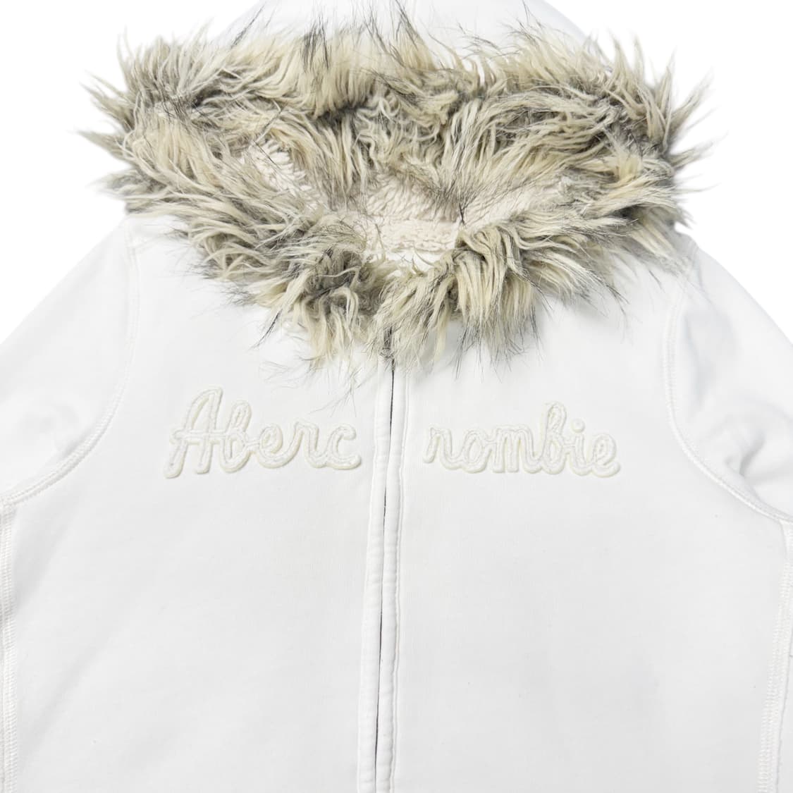 (M) 아베크롬비 울프 죠 후드집업 화이트 상품이미지1