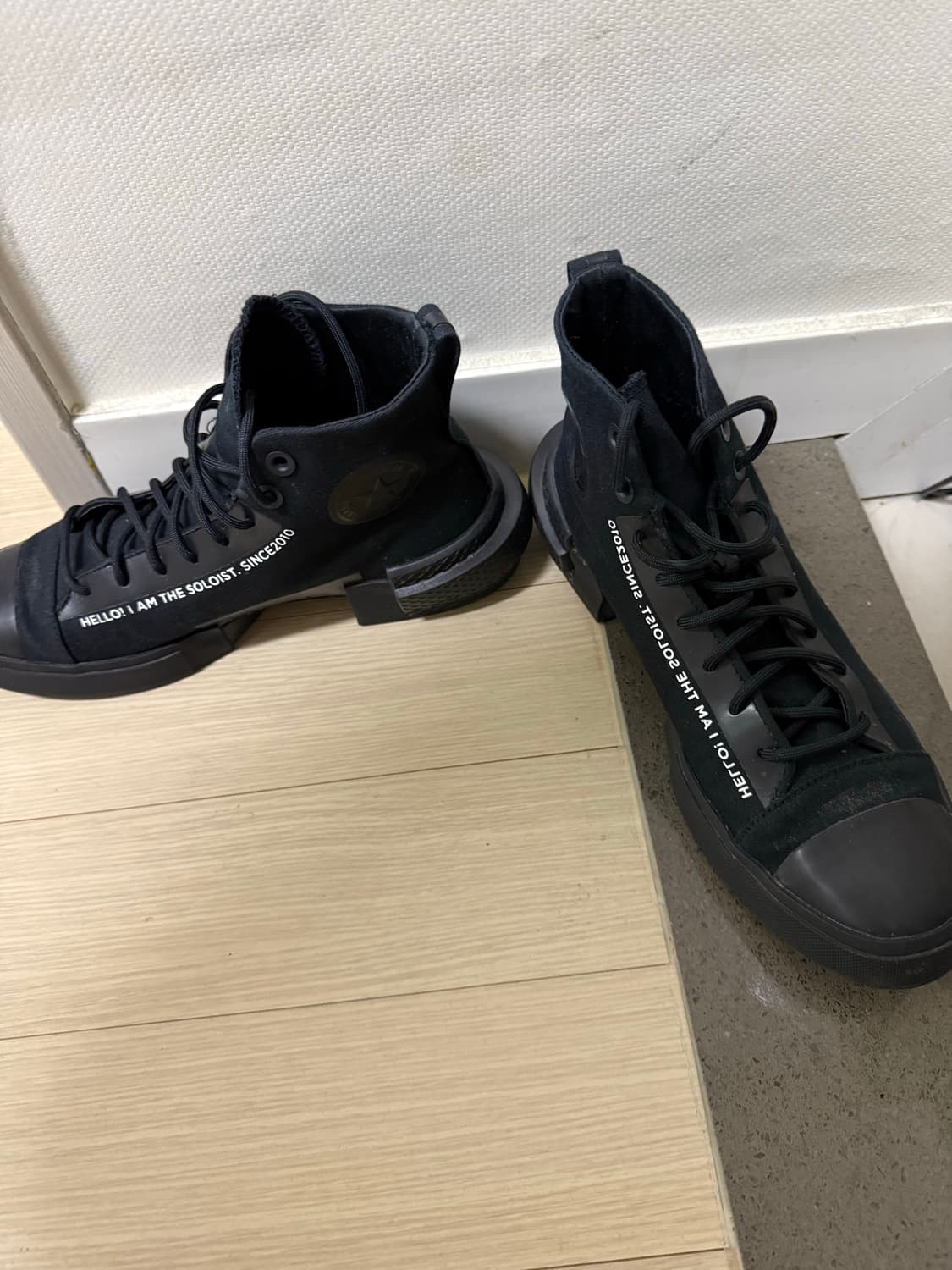 컨버스 솔로이스트 올스타 디스럽트 CX 하이 블랙 270 상품이미지3