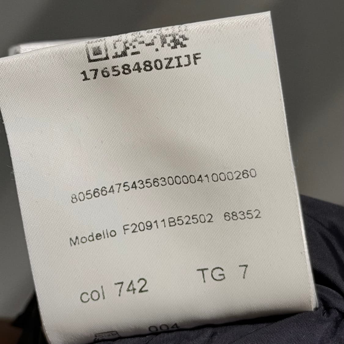 (A+/7) / 몽클레어 클루니 쇼트 다운 패딩 자켓 네이비 상품이미지7