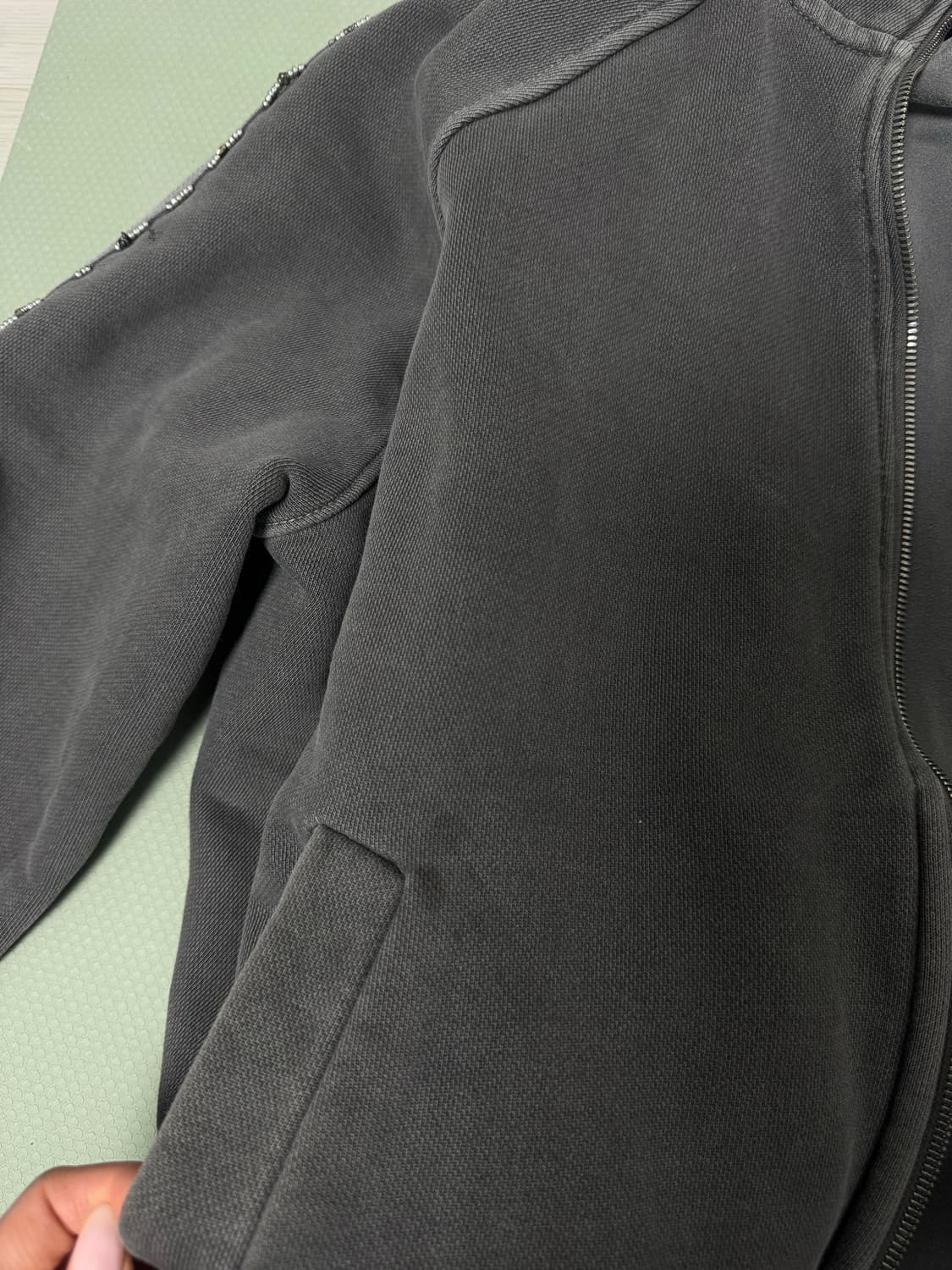 604 비즈트랙자켓+스커트 셋업 상품이미지4