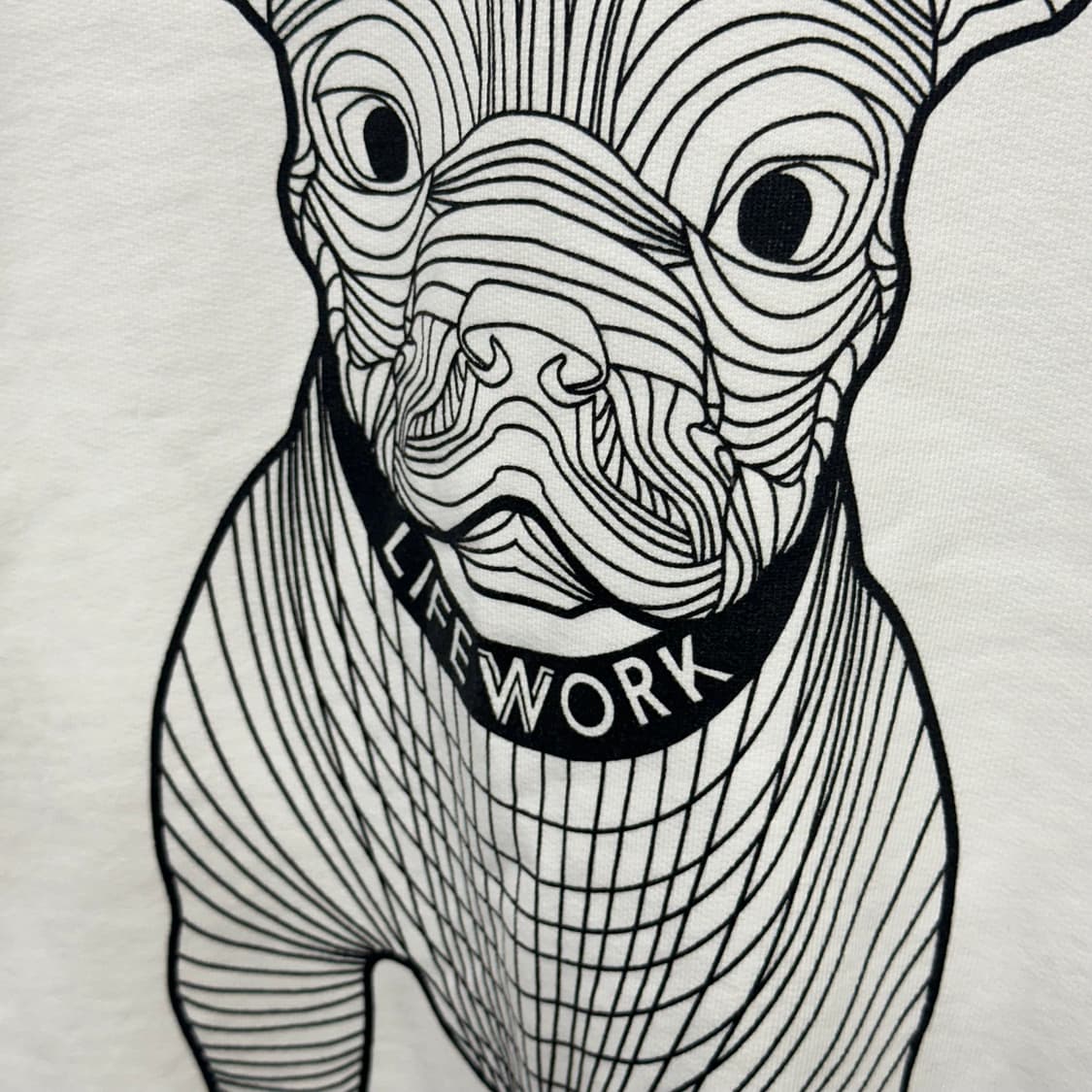 라이프워크 lifework 빅 로고 맨투맨 상품이미지4