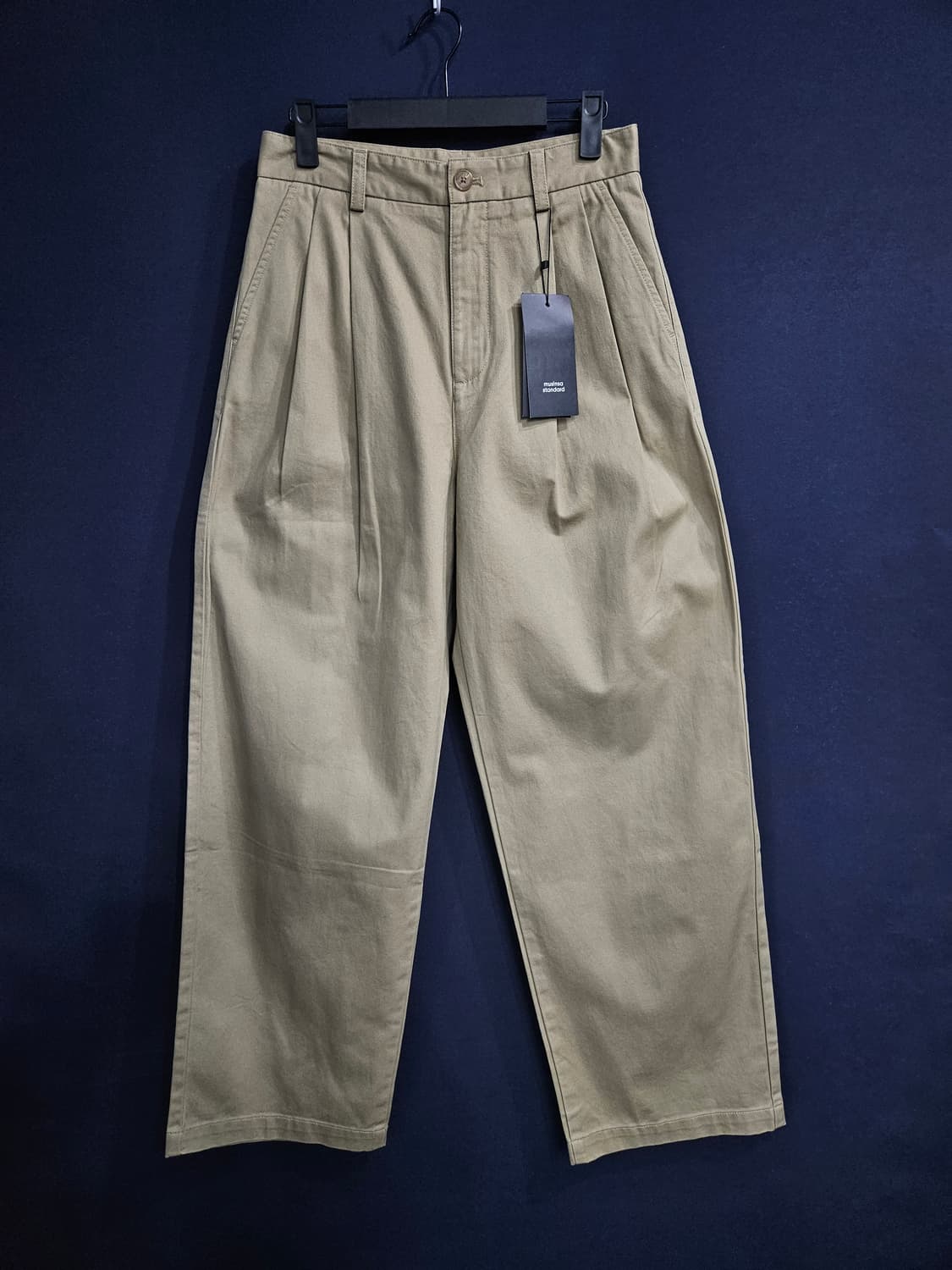 무신사 스탠다드 베이지 남성 허리 27 면팬츠  상품이미지1