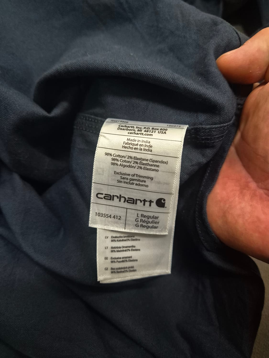 칼하트 샌드락 셔츠 상품이미지6