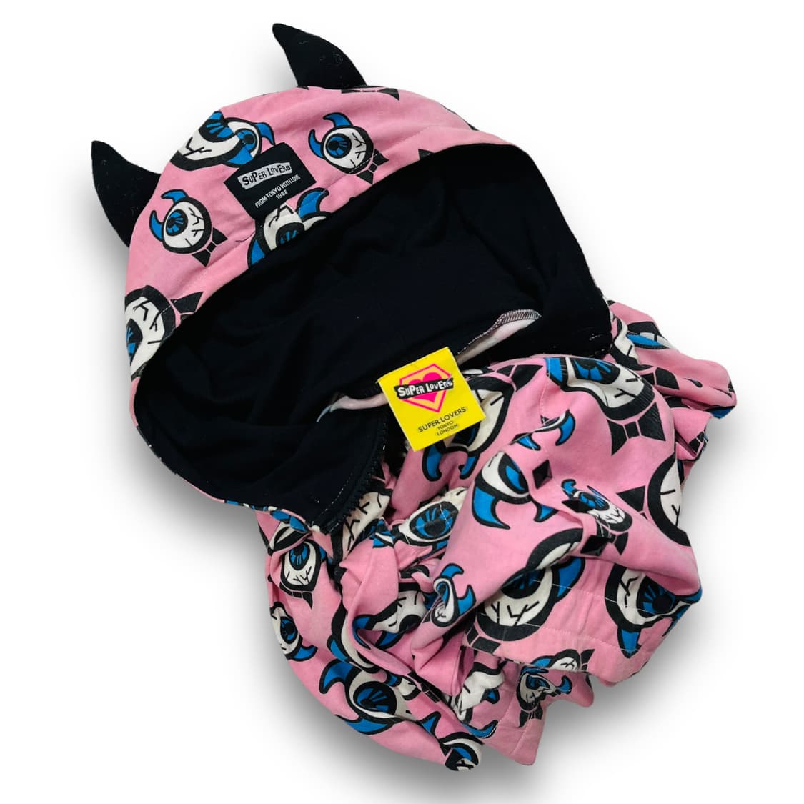 펑크 수퍼 러버즈 데빌 몬스터 아트 후디 집업 상품이미지1