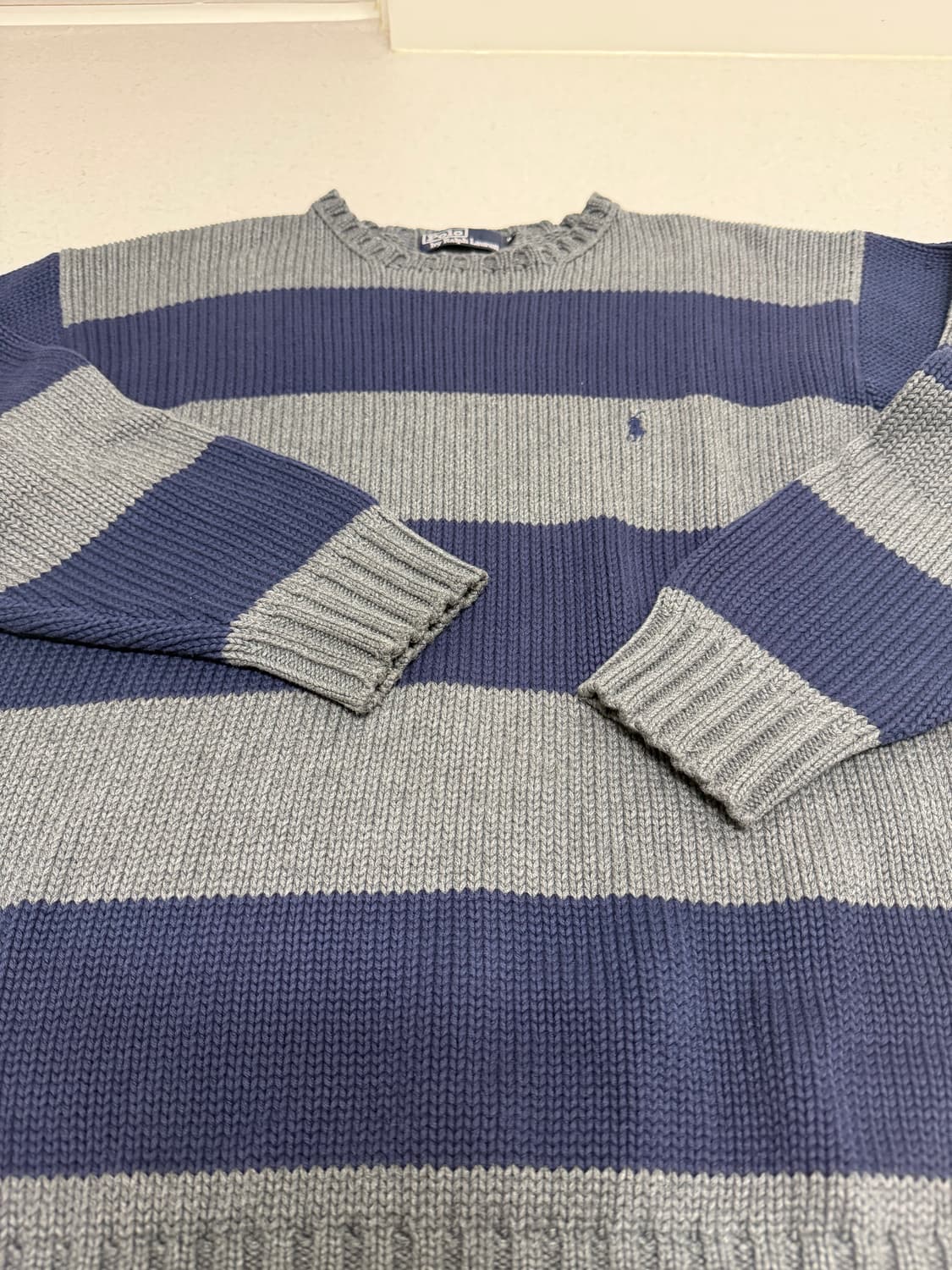 폴로 스트라이프니트 90’s 상품이미지2