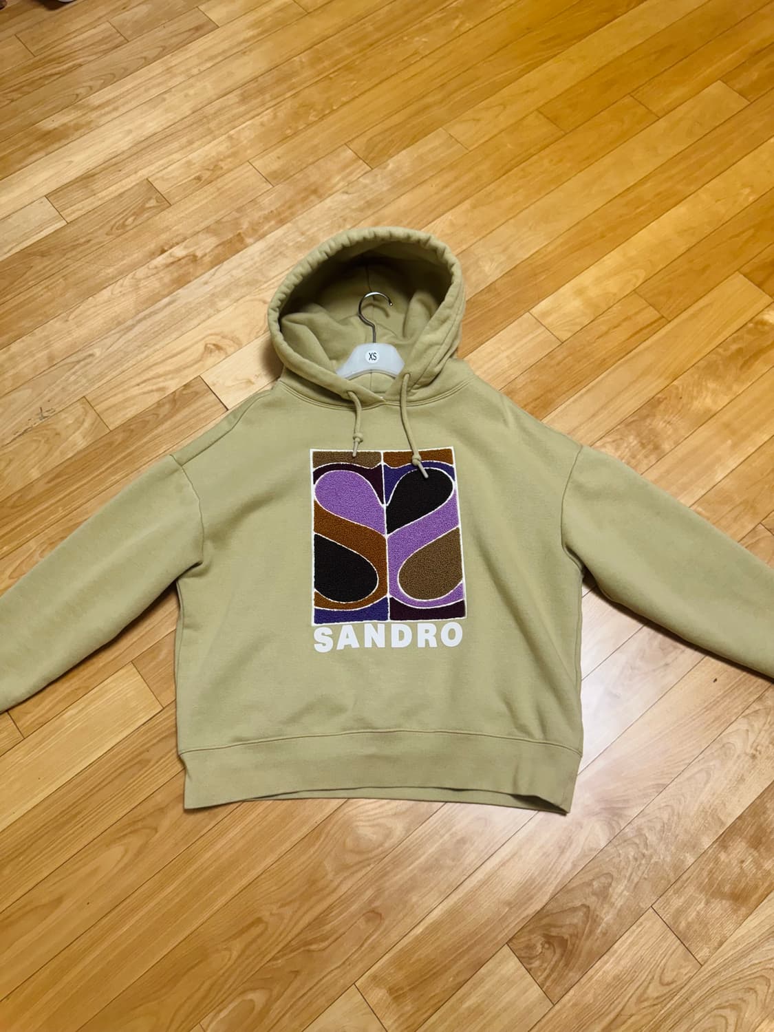 산드로 기모 후드티 상품이미지2