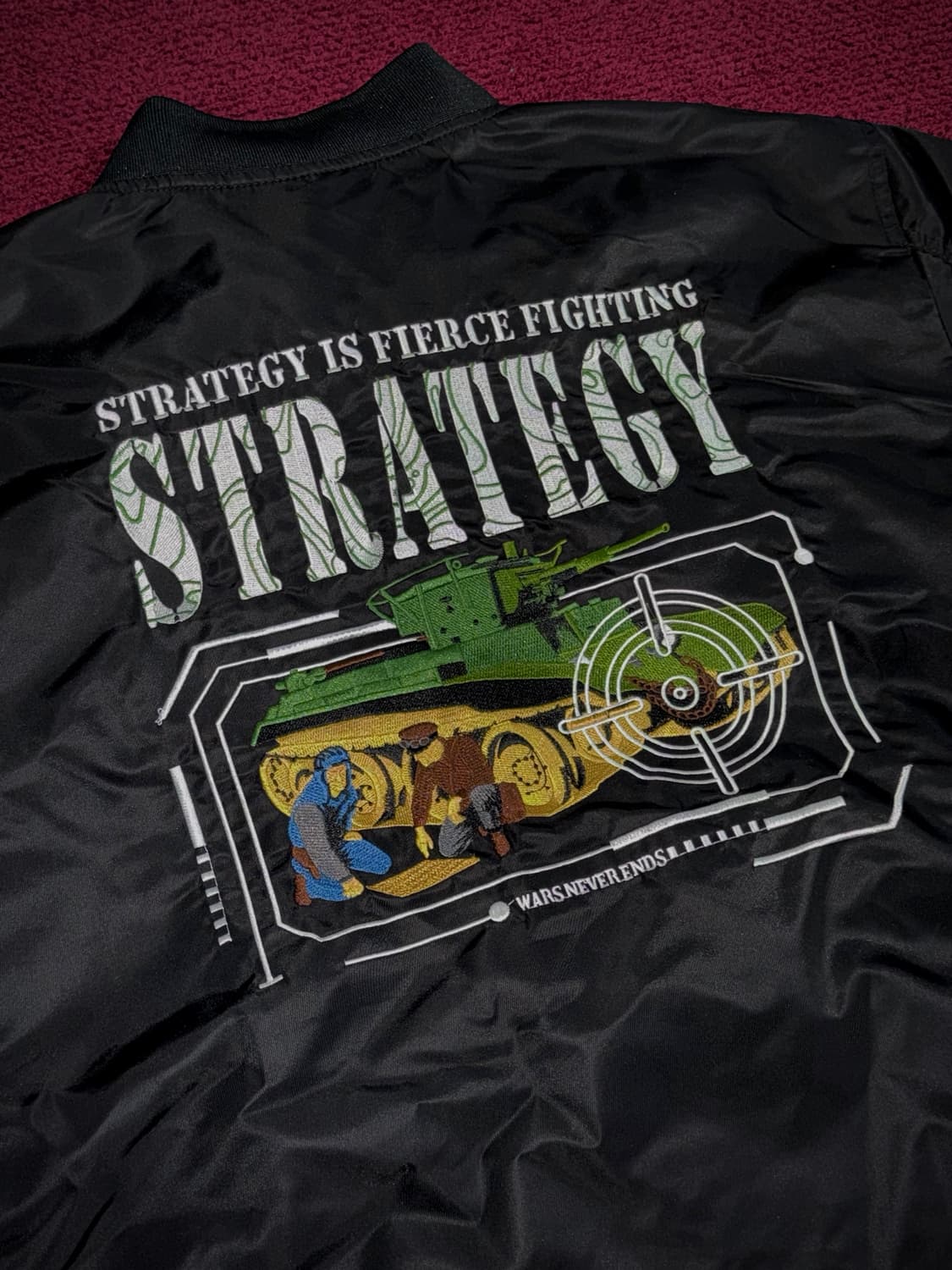 빈티지 무드 블랙 MA-1 항공점퍼 XL 상품이미지6