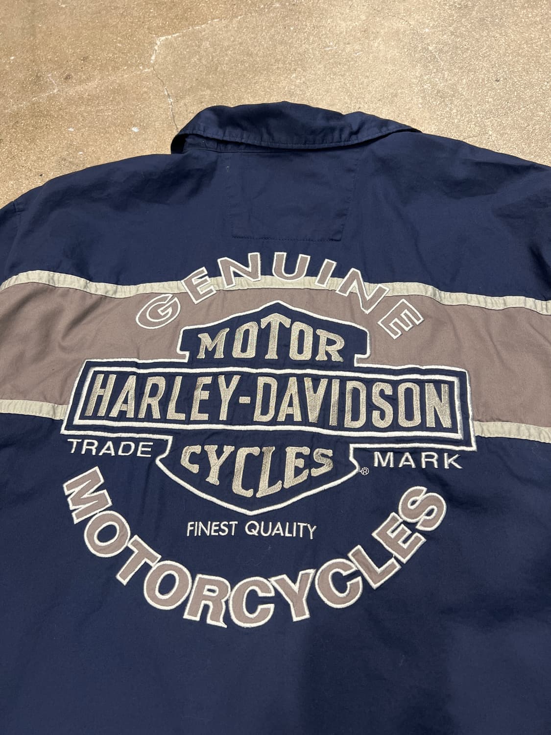 할리데이비슨 자수 반팔 셔츠 3XL 상품이미지5