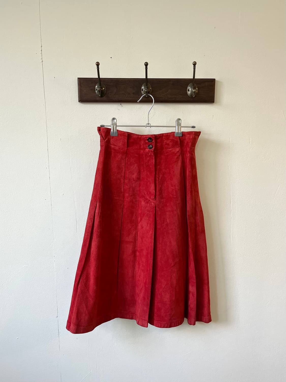 A/T 피그 스킨 핀턱 스커트 상품이미지2