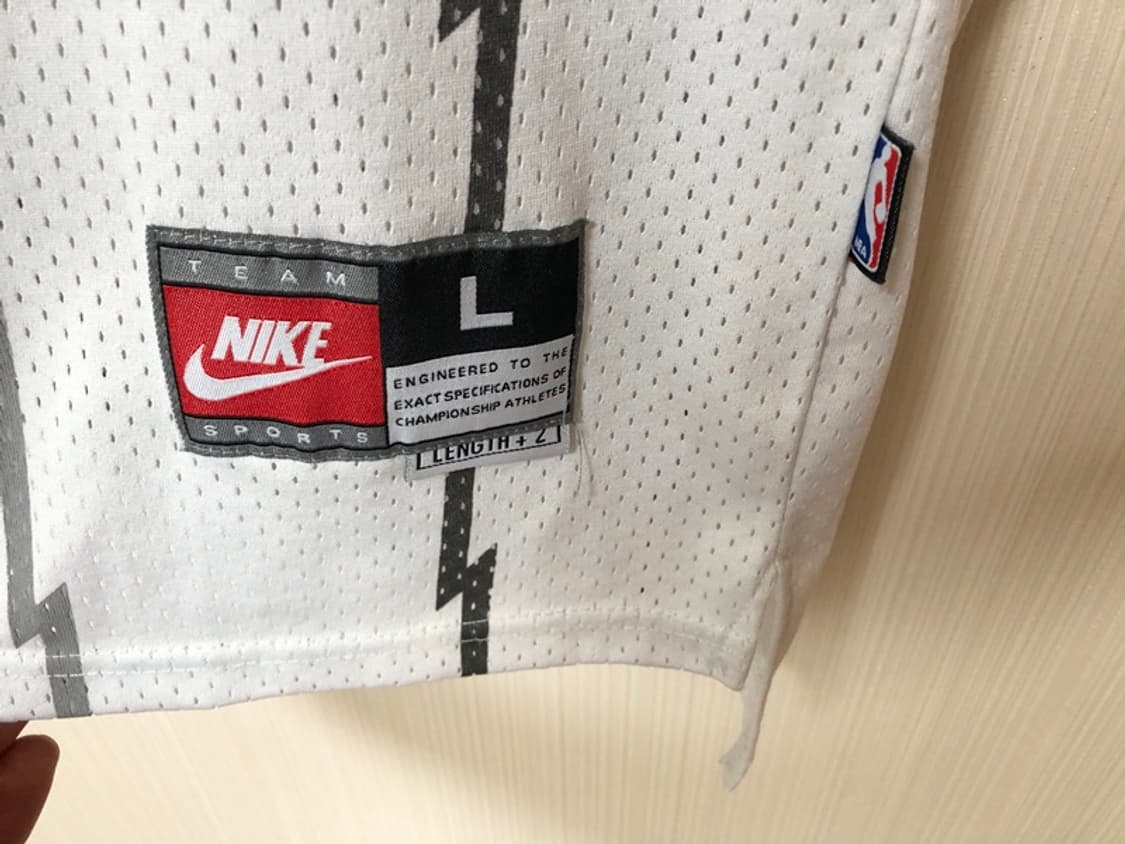 NBA 나이키 98-99시즌 토론토랩터스 유니폼/져지 L #15 빈스카터 상품이미지7