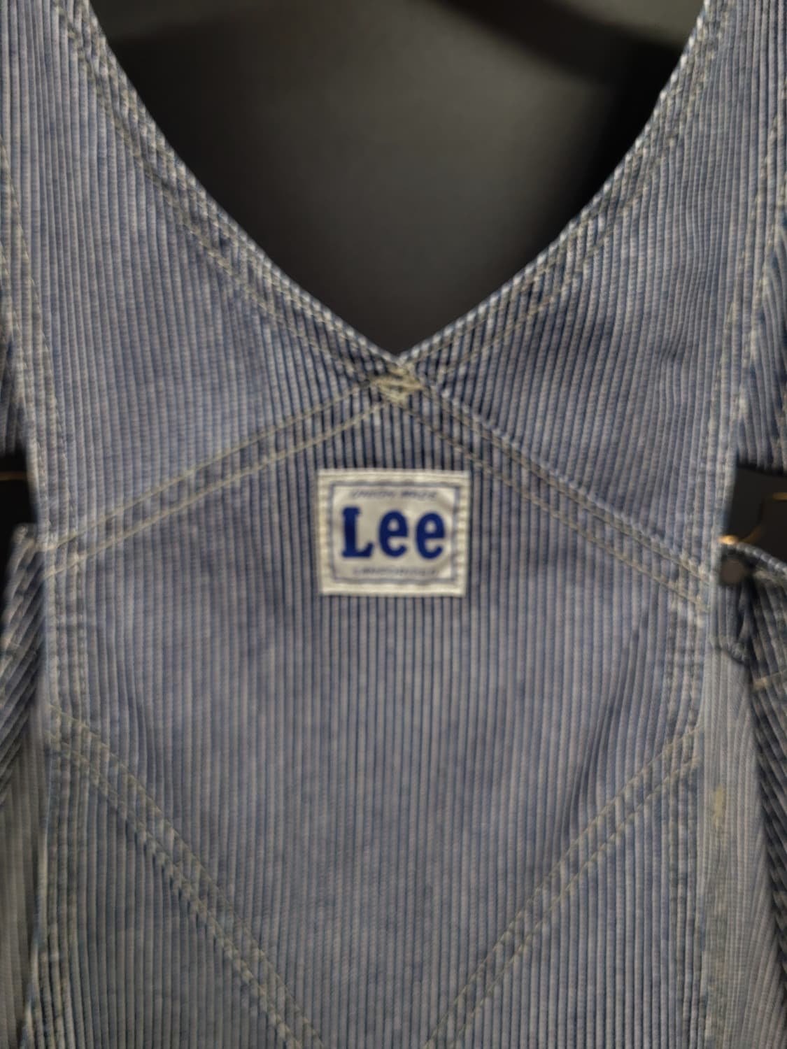 Lee 히코리 스트라이프 데님 오버롤 점프슈트  상품이미지6