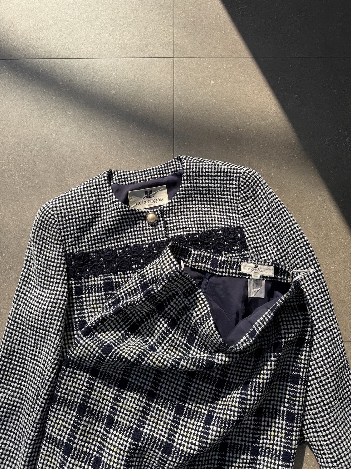 courreges 트위드 셋업 상품이미지2