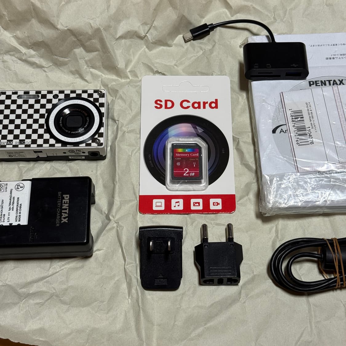 풀구성 펜탁스 옵티오 RS1000 Pentax Optio 디카 캠코더 상품이미지2