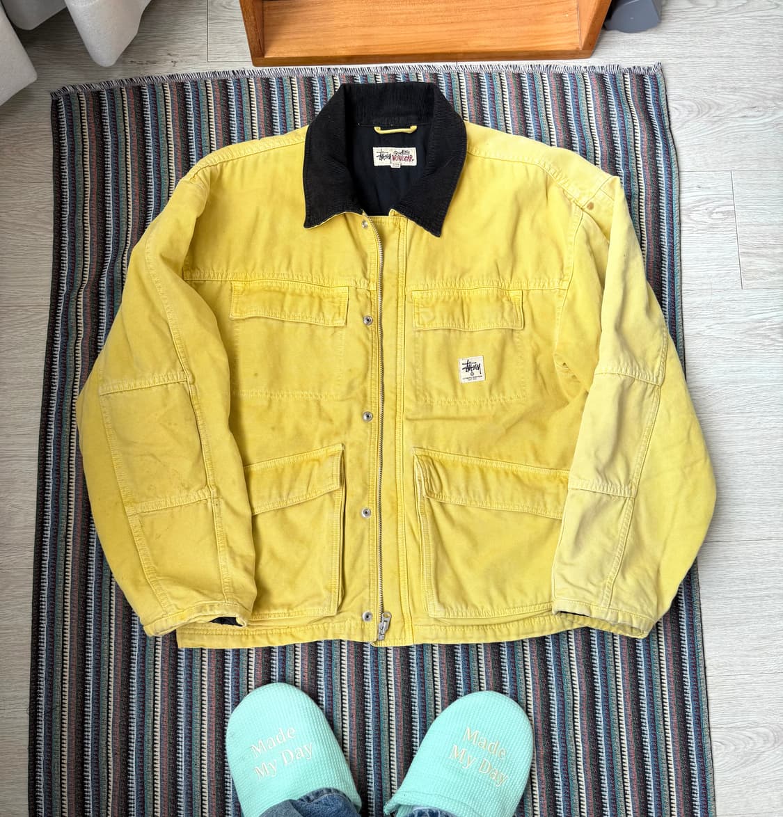 스투시 워시드 캔버스 워크 자켓 상품이미지4