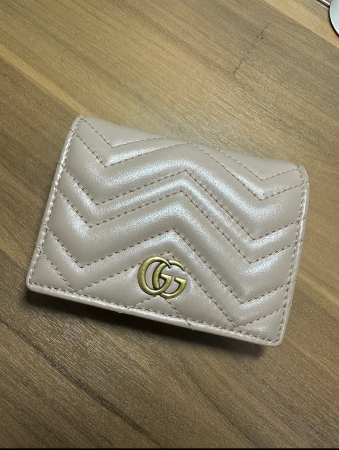 정품 구찌 마몽 반지갑 누드톤 상품이미지1