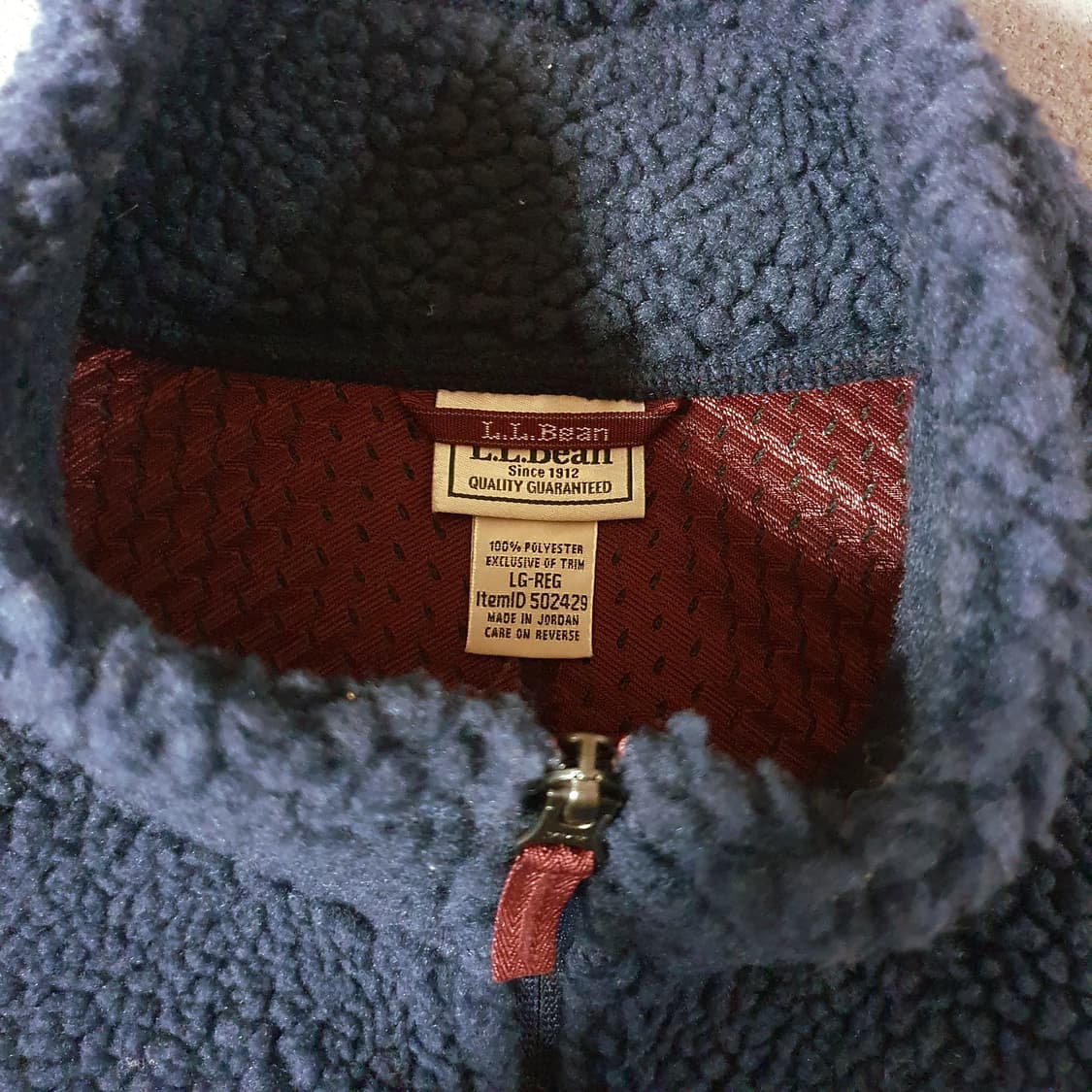 L.L.Bean 엘엘빈 마운틴 파일 플리스 베스트 조끼 L 네이비 상품이미지4