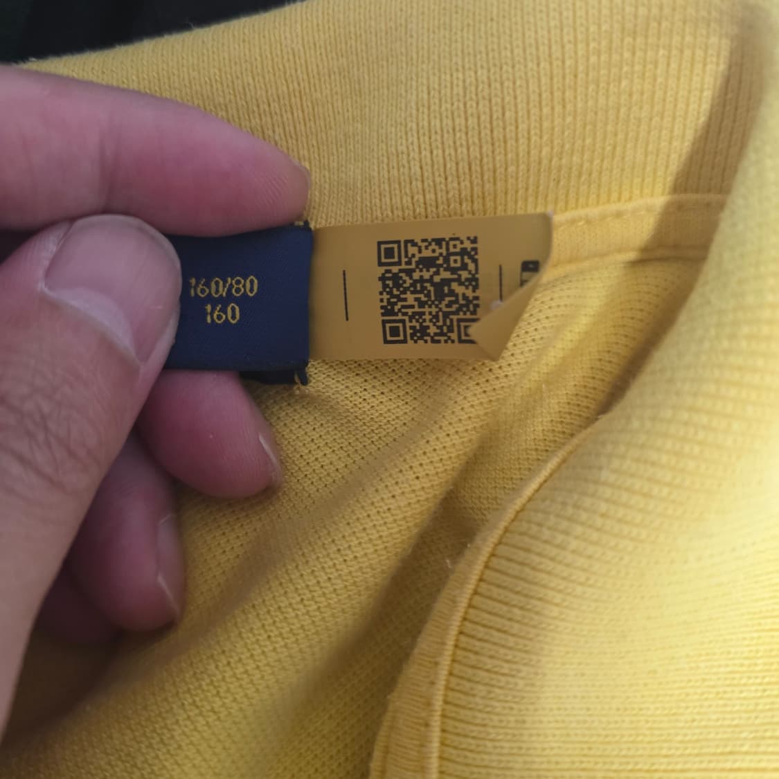 폴로 랄프로렌 QR 치프키프 옐로우 빅포니 카라티 (L) 상품이미지3