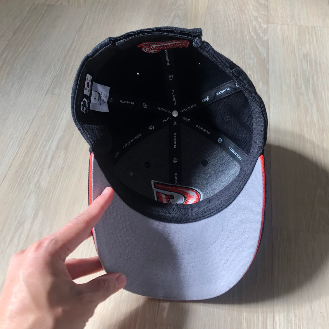 (ONE SIZE) 롯데 자이언츠 오피셜 올드 로고 볼캡 모자 상품이미지9