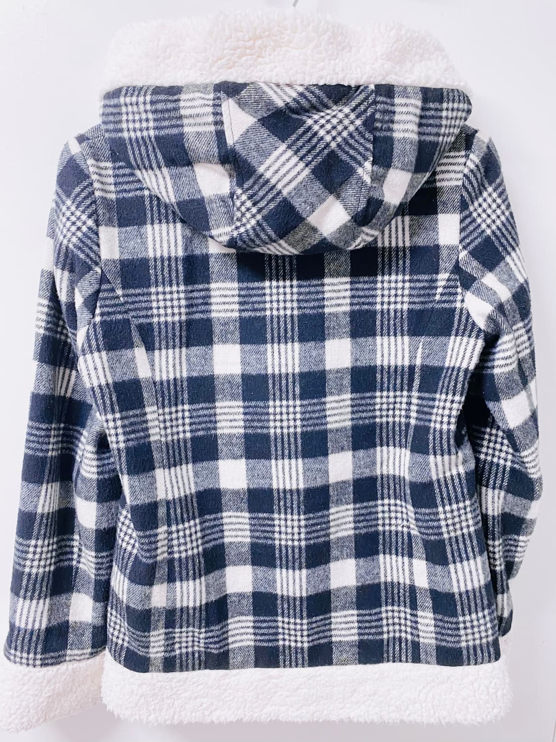 트랄라라 검정 체크 떡볶이 양털 코트 히메갸루 라떼갸루 모리걸 상품이미지2