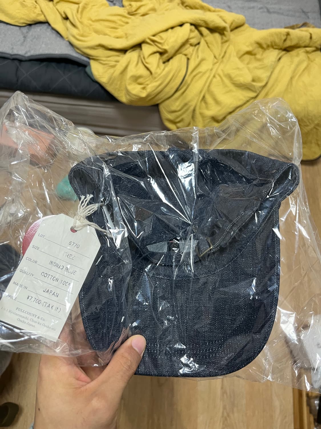 풀카운트 6770 FULL WAPPEN DENIM CAP 데님 볼캡 상품이미지2