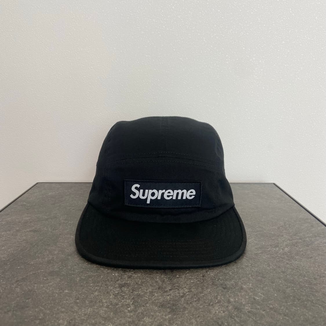 (OS) 슈프림 박스로고 캠프캡 모자 밀리터리 블랙 상품이미지1