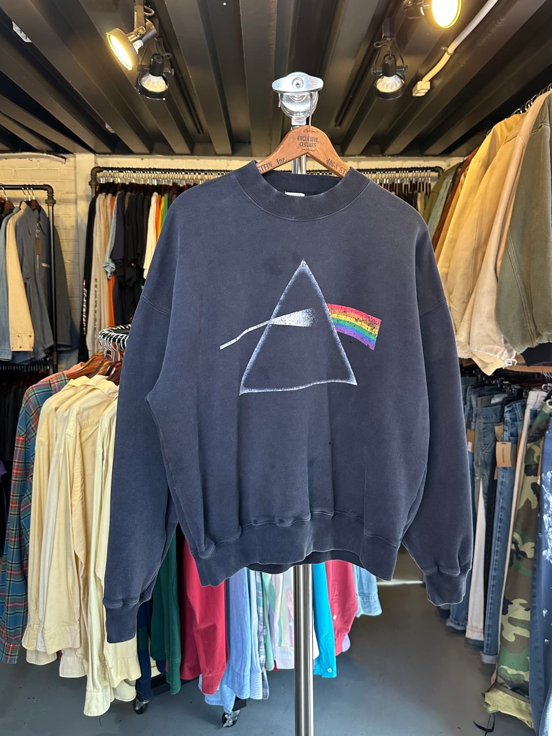 핑크플로이드 락밴드 페이드 스웻셔츠 상품이미지1