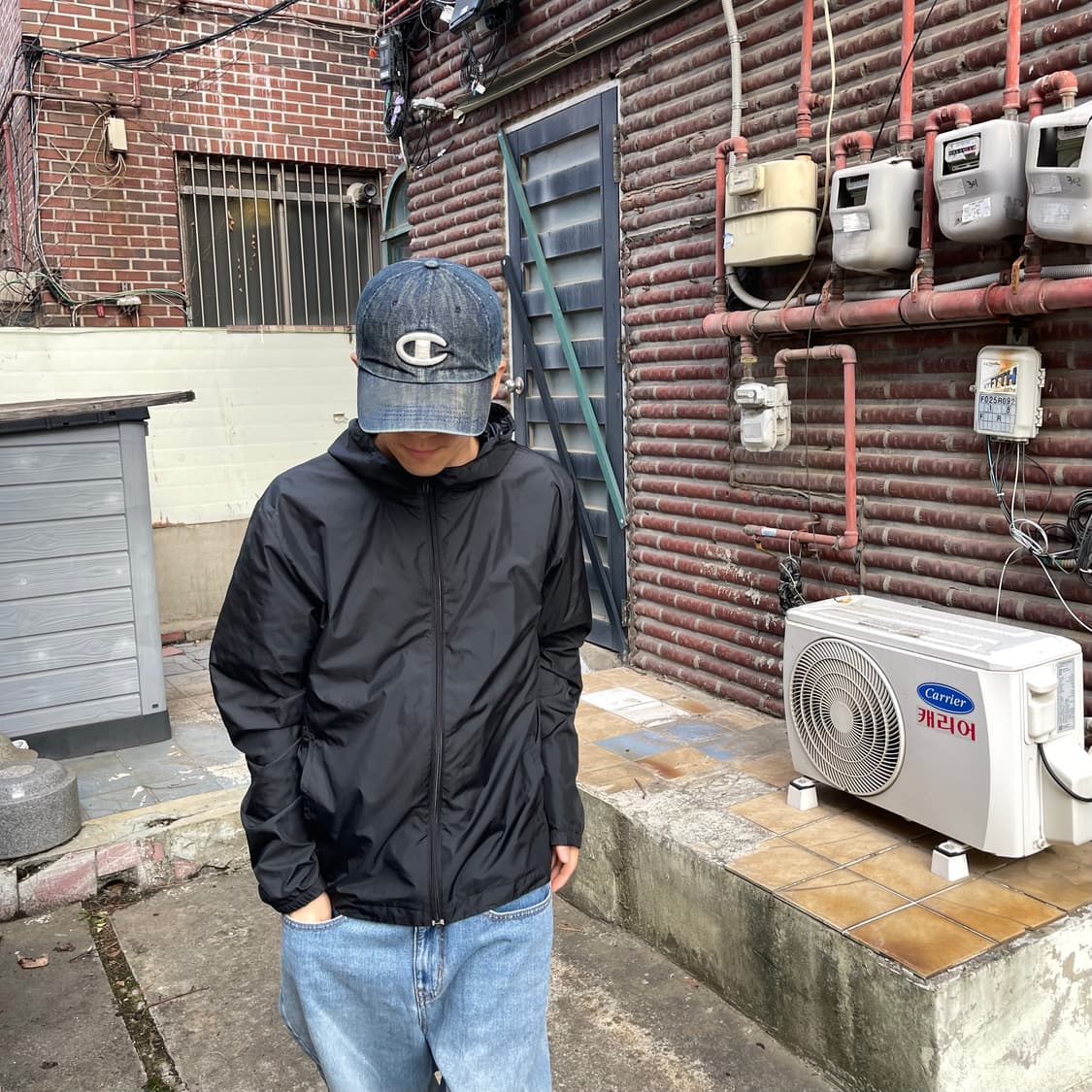 챔피온 데님 캡 상품이미지1