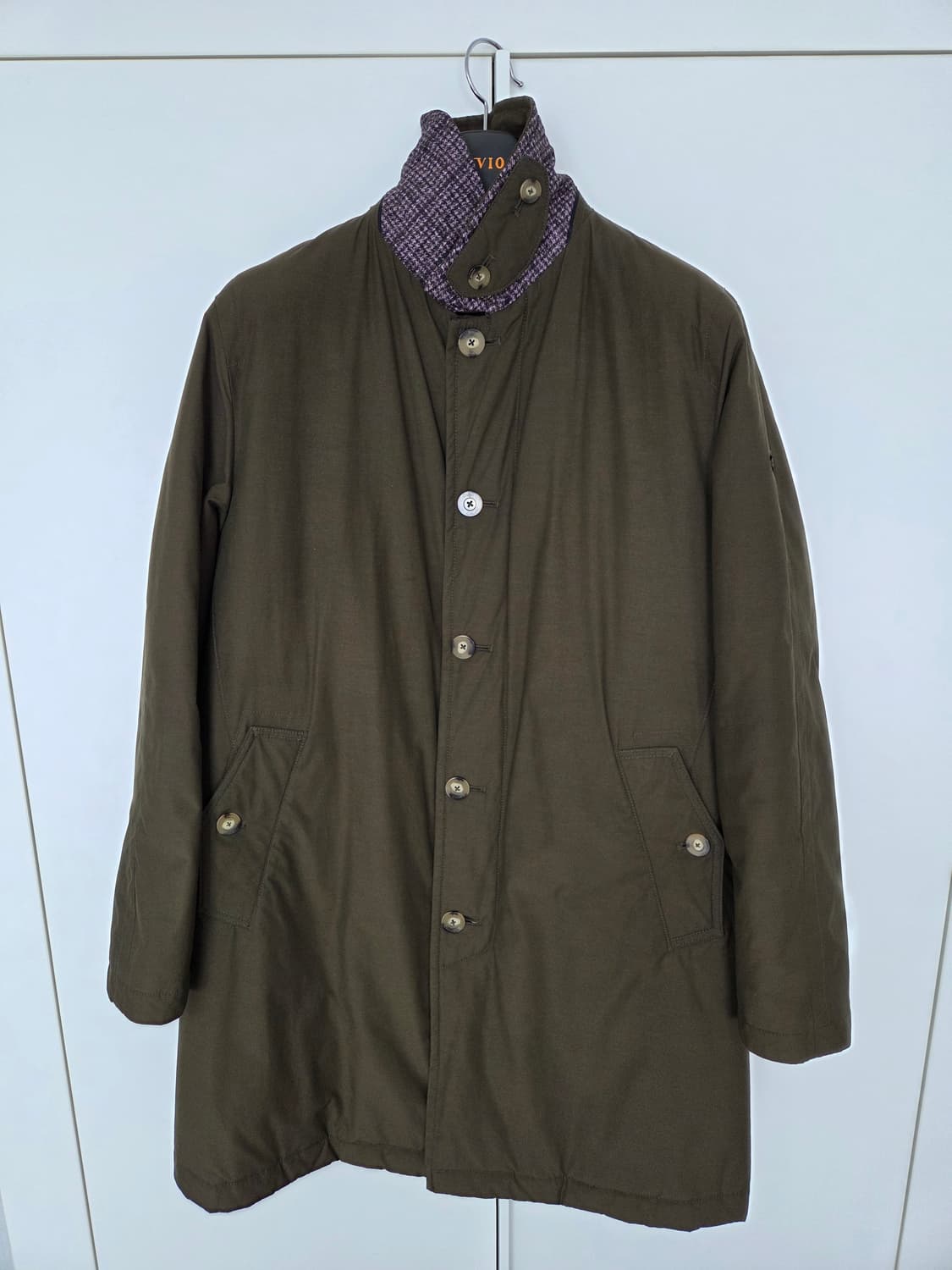 알베르토몬디 2in1 헨리코튼 클래식 파일럿코트(구스다운자켓) 판매 상품이미지4