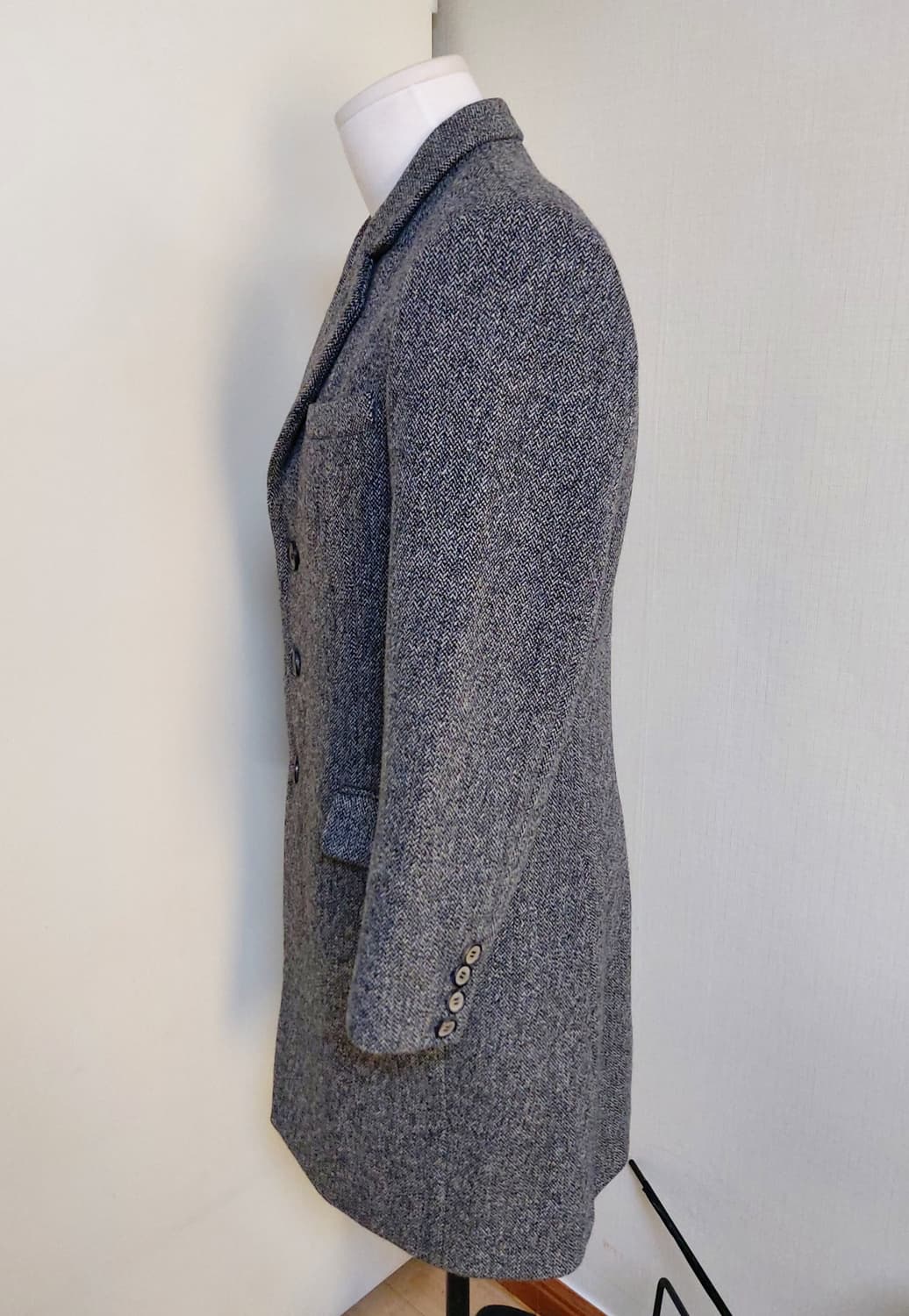 앤더슨벨 AXELSSON 헤링본  남성 울 코트(M) 상품이미지2