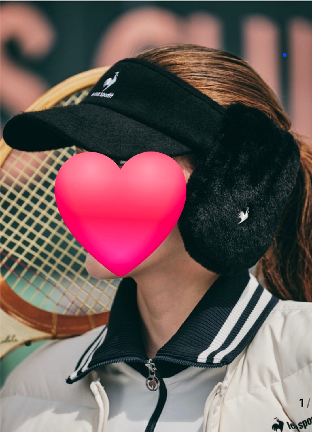 르꼬끄 귀달이 겨울모자 방한 골프 테니스모자 썬바이저 공용 KG56 상품이미지8