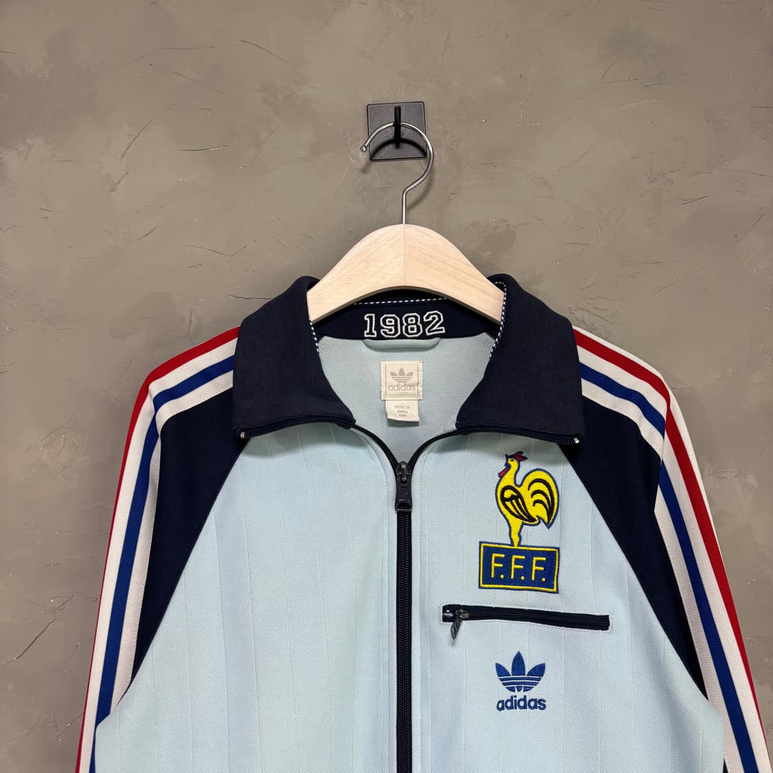 아디다스 파이어버드 프랑스 져지 트랙탑 하늘 네이비 상품이미지2