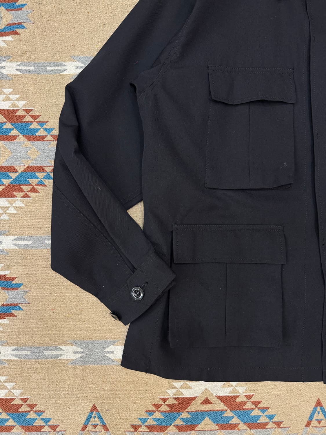 [44][M] 토가 비릴리스 샴브레이 트윌 블루종 자켓 상품이미지4