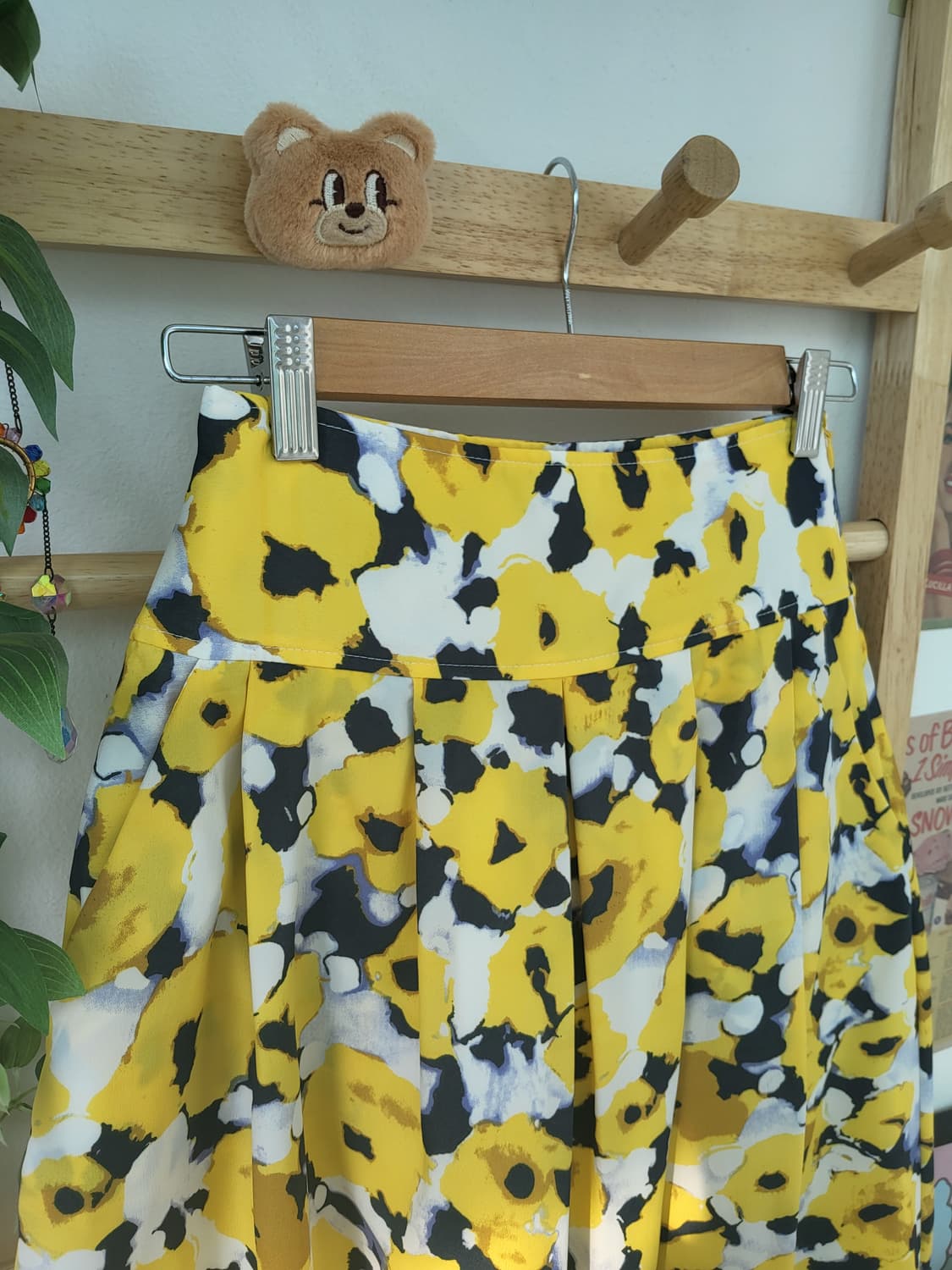 플라워 옐로우 스커트  상품이미지3