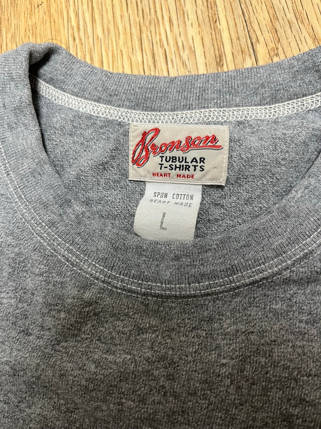 브론슨 톰킨스 튜블라 티셔츠 멜란지 그레이 상품이미지4