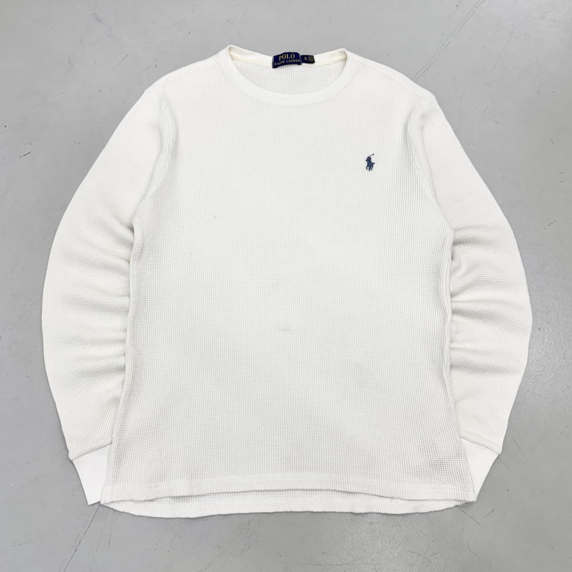 폴로 신형 포니 와플 니트 화이트 상품이미지2