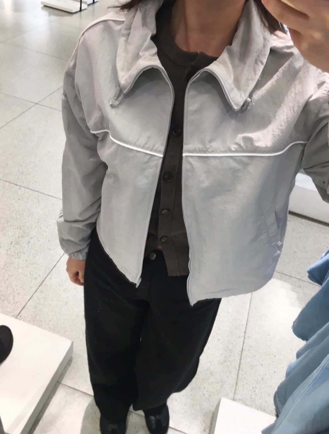 (정가55900)자라 나일론 하트스토퍼 자켓 바람막이 상품이미지6