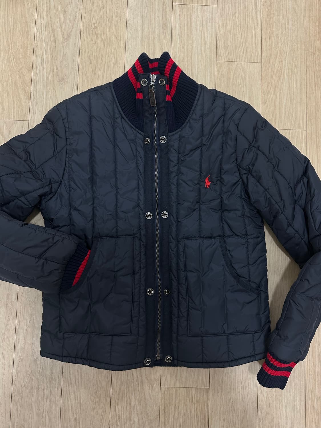 폴로 해외판 두툼 누빔 크롭자켓 레어템 44-55 상품이미지1