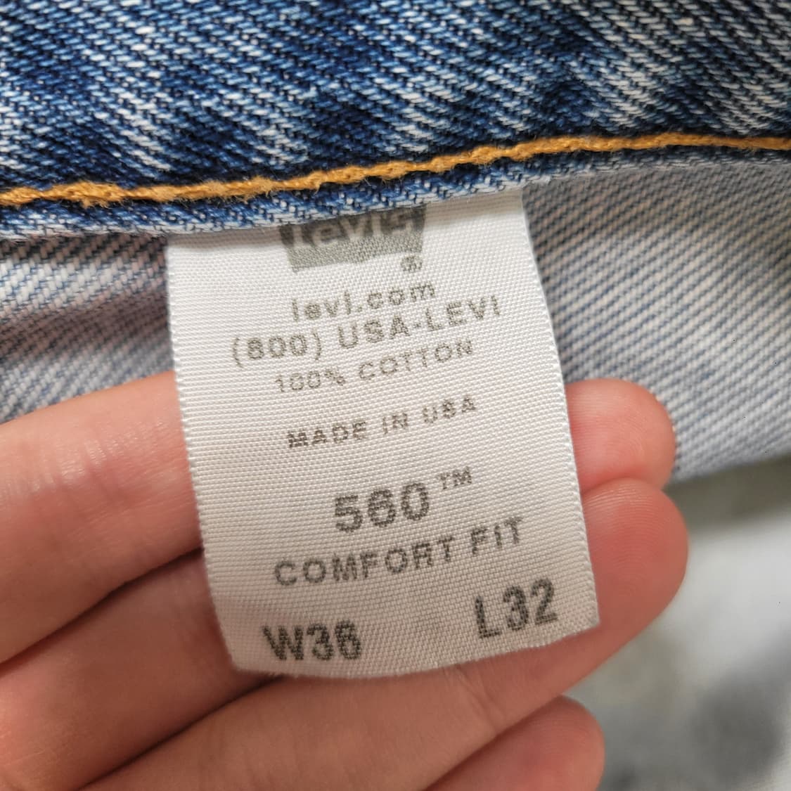 Levi's 리바이스 560 데님 팬츠 상품이미지3