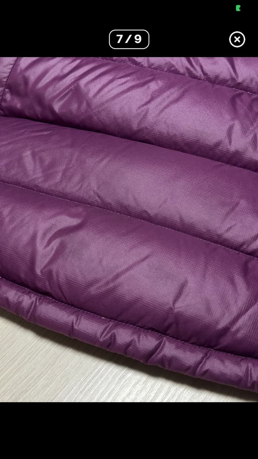 (택포) 노스페이스 보라색 경량패딩 상품이미지8