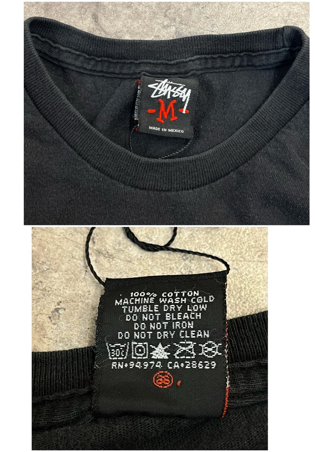 STUSSY × JOHN YATES 반팔티 블랙 M  #csz3829 상품이미지3