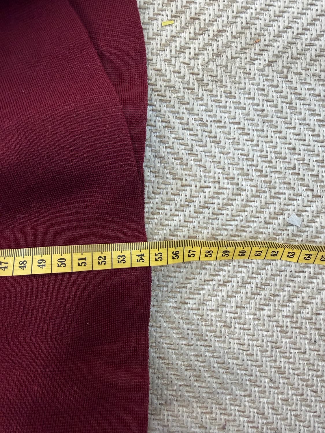 정품) 럭키슈에뜨 버건디 니트 스커트 치마 36 상품이미지9