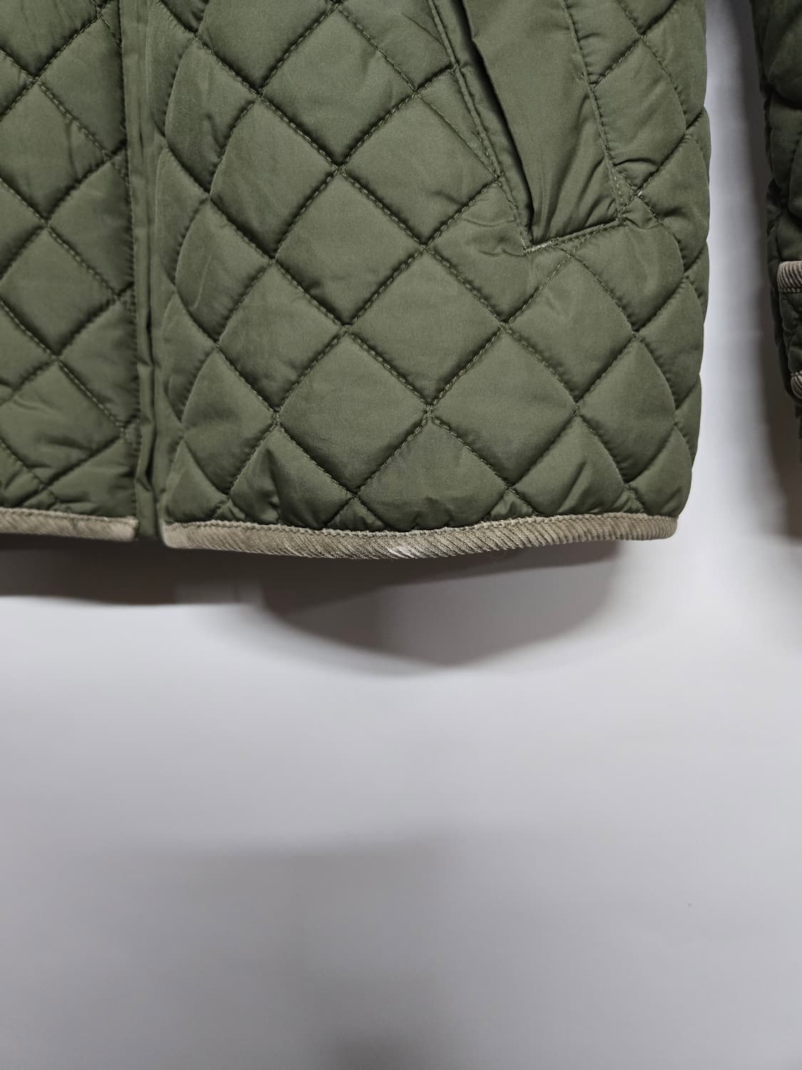폴로 랄프로렌 퀼팅 자켓 올리브 보이즈 L14~16 상품이미지4