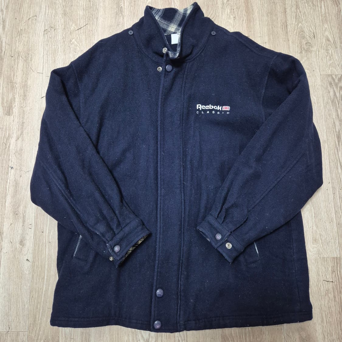 리복 클래식 올드스쿨 헤비 바시티자켓 XL(105) 상품이미지1